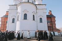  Божественная литургия и отпевание архимандрита Сергия (Шагаева) в Тихвинском храме Ногинска 